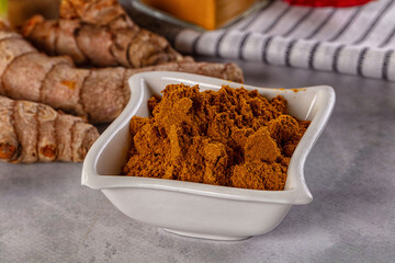 Indian spices - Curry powder heap