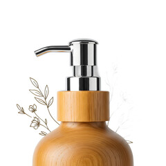 Cosmetic Bottle Isolated On Transparent Background