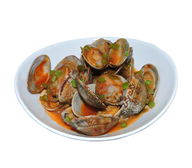 chilli clam appetizer