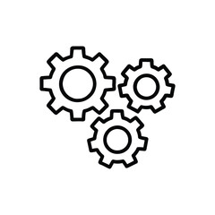 Fototapeta premium Interlocking gears symbolizing mechanical systems