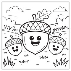 Autumn Coloring Pages