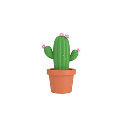 Obraz premium A vibrant pink hyacinth plant in a terracotta pot blooms in the spring