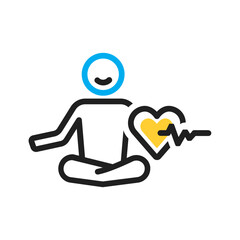 Vector multi color icon for Well