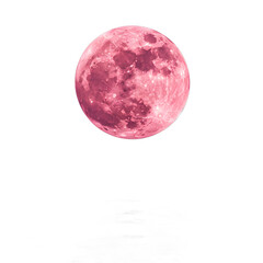 Obraz premium full moon ISOLATED ON TRANSPARENT BACKGROUND 
