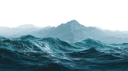 Turbulent Ocean Waves