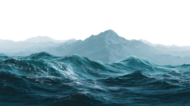 Turbulent Ocean Waves