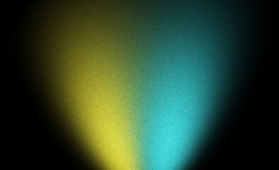 Design poster backdrop black blue yellow grainy abstract background noise texture