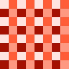 Graphic pattern,Checkered pattern, Gingham pattern, Plaid pattern,Red and orange checkered pattern