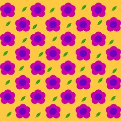 Floral pattern, Cute flower pattern, Simple floral design