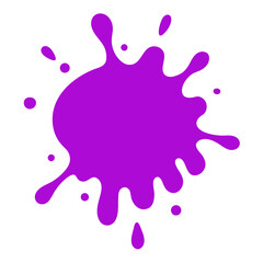Naklejka premium Purple paint splash design