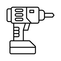 Wireless drill icon