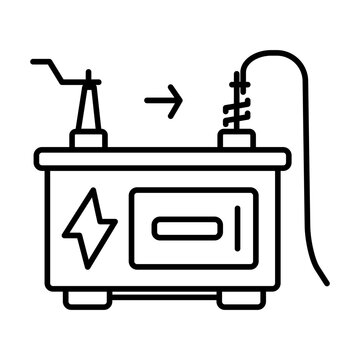 Low voltage transformator icon