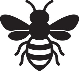 bee vector silhouette