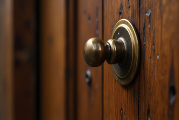 Obraz premium Vintage Doorknob Macro Shot
