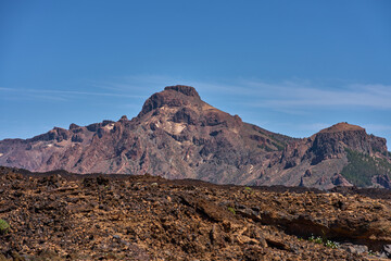 Volcanic slope beneath Mount Guajara