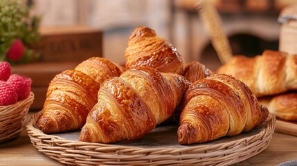 Assorted French pastries with Eiffel Tower backdrop
