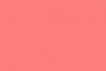 Seamless patterned background with a gradient of red and white wavy lines.