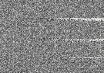 Photo of abstract noise pattern background with black and white pixelated texture