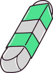 Eraser Vector Illustration 