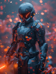 Fototapeta premium Futuristic Mythology