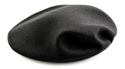 A dense treeline of pine trees emerges from thick morning fog, perfectly reflected in the still water below against a white background.