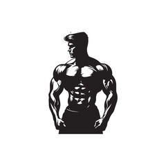 Muscular bodybuilder Vector (1).eps