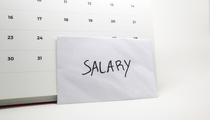 White envelope labeled 