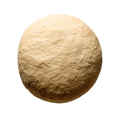 Fototapeta premium a round. uncooked dough. likely prepared for baking its smooth surface and slightly raised edges suggest it is ready to be shaped