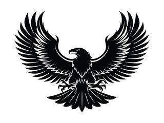 Eagle Wings Spread Silhouette