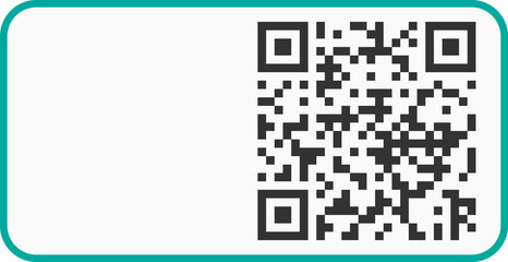 Fototapeta premium 큐알 코드 프레임