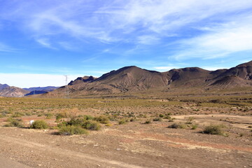 rock formations along the highway between Potosi and Uyuni, Bolivia