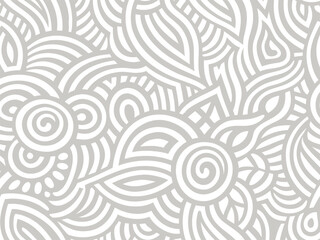 Fototapeta premium Abstract Organic Mesh Seamless Pattern.