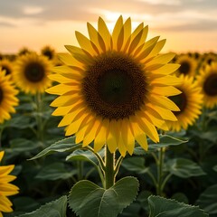 Obraz premium sunflower in the field