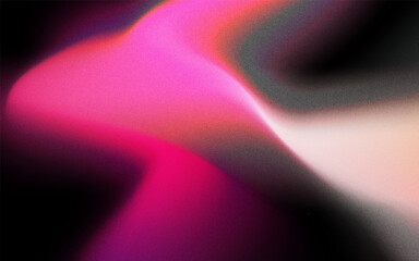 dark black and pink gradient color background grainy texture template design