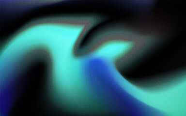 dark black and light blue gradient color background grainy texture template design