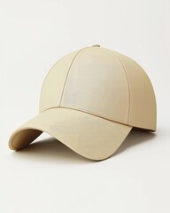 Beige baseball cap