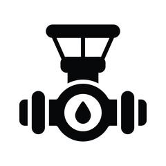 Have a look at this handy glyph icon of water pipeline