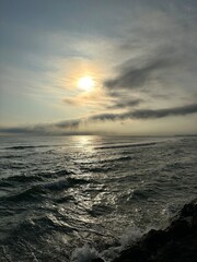 Fototapeta premium sunset over the sea