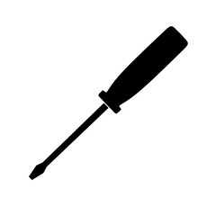 screwdriver icon vector with simple design