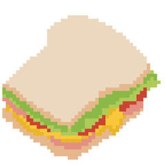Sandwich pixel art