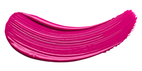 Pink Paintbrush Stroke Texture on white background