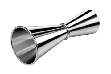 A silver metal object with a curved shape