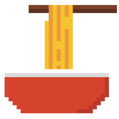 Noodle bowl pixel art
