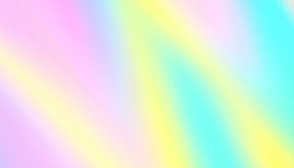 淡く柔らかなパステルカラーが広がる抽象的なグラデーションホログラム風背景