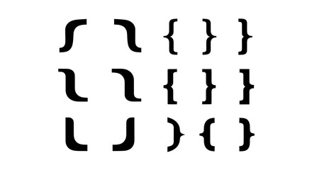 Fototapeta premium Elegant punctuation mark design perfect for creative text layouts and modern typography projects