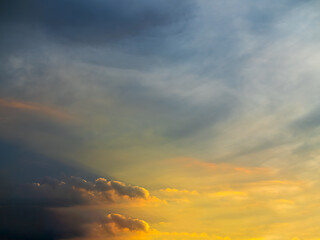 Naklejka premium Sky pastel background yellow red gradient sunset sunrise summer abstract sky evening soft effect pattern texture design nature spring light beauty template