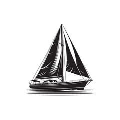 Sailing yacht Vector (1).eps