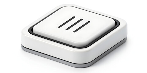 Pause Button Icon crafted with clean lines on a white backdrop for media control and interface visuals