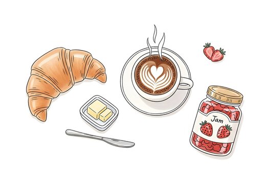 Breakfast Illustration Ideas
