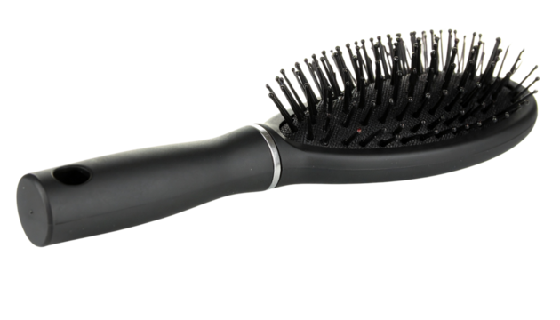 Hairbrush isolated on transparent background